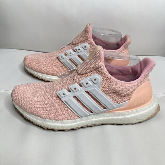 Adidas Ultraboost 4.0 DNA Running Shoes Womens Size 6.5 Pink Athletic Sneakers - Picture 1 of 15
